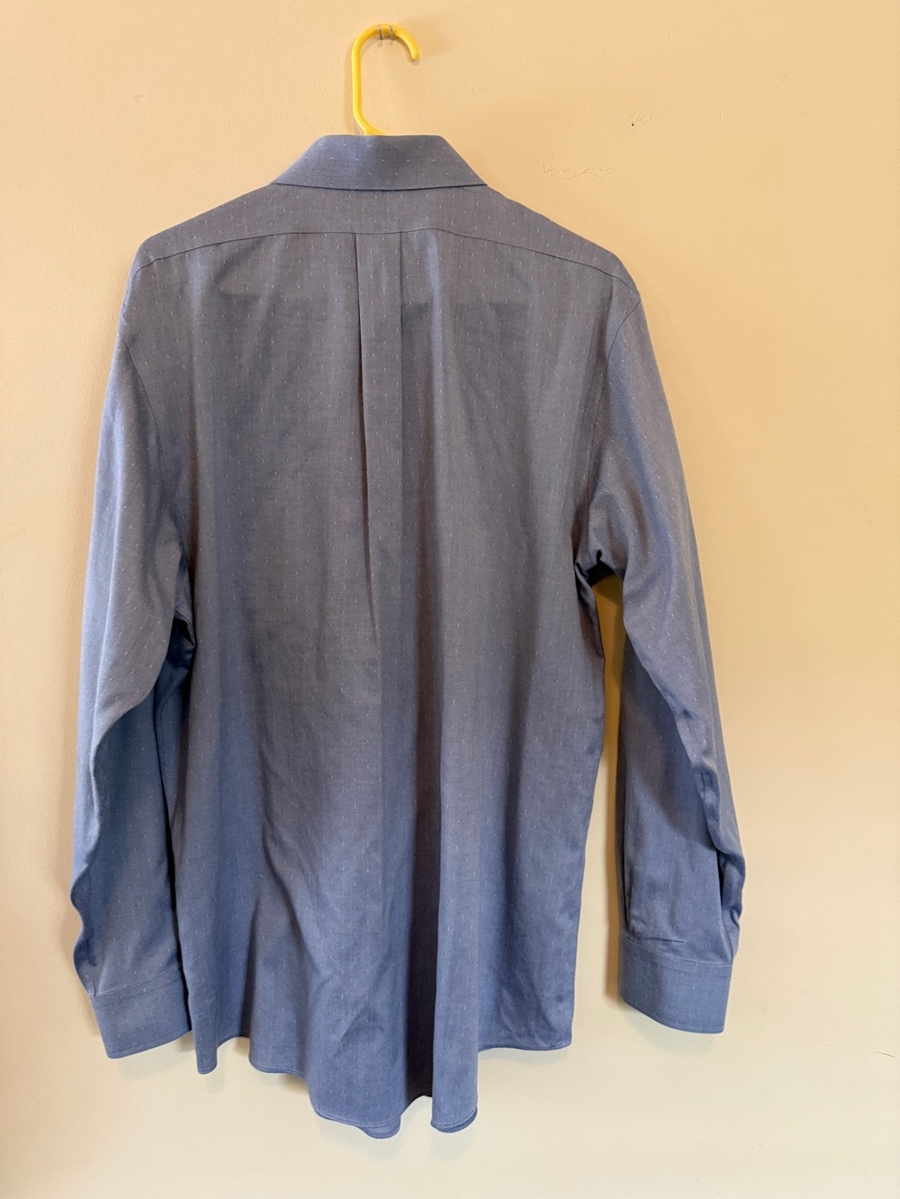 Brooks Brothers Dress Shirt – Men’s 16½ / 34-35 – Blue Dobby Cotton – Non-Iron - Picture 4 of 9